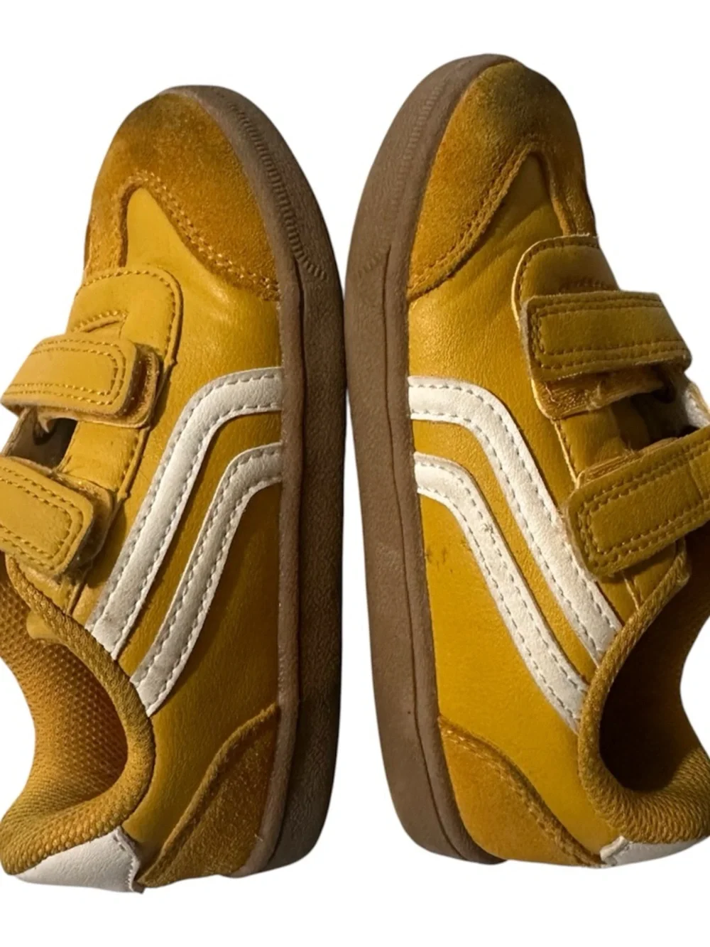 CAT & JACK Little Unisex Kids Yellow Velcro Sneakers Size 10